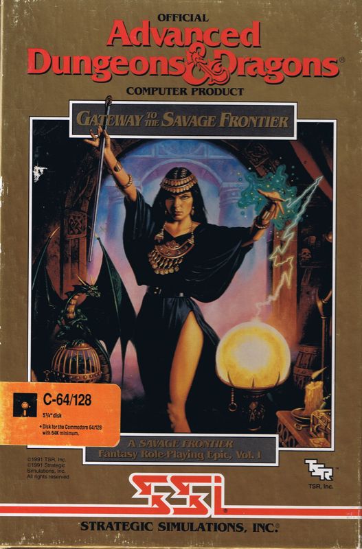 Savage box art for Commodore 64